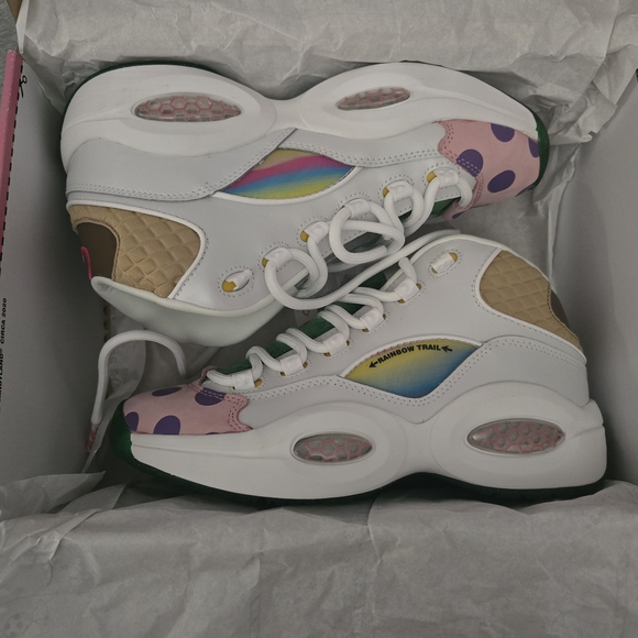 Reebok Shoes - Hasbro X Reebok Women's size 9 Men's size 7.5 Mid Basketball Sneakers!